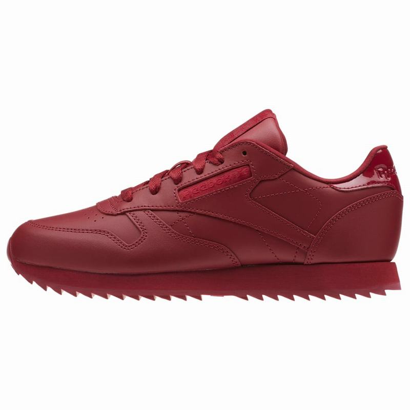 Reebok Classic Leather Ripple Tenisky Damske - Červené NQ7117CP